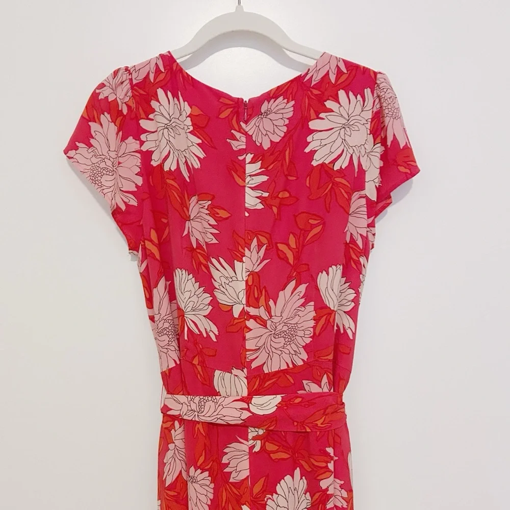 Talbots Belted Midi Shirtdress Chrysanthemum - Picture 7 of 7
